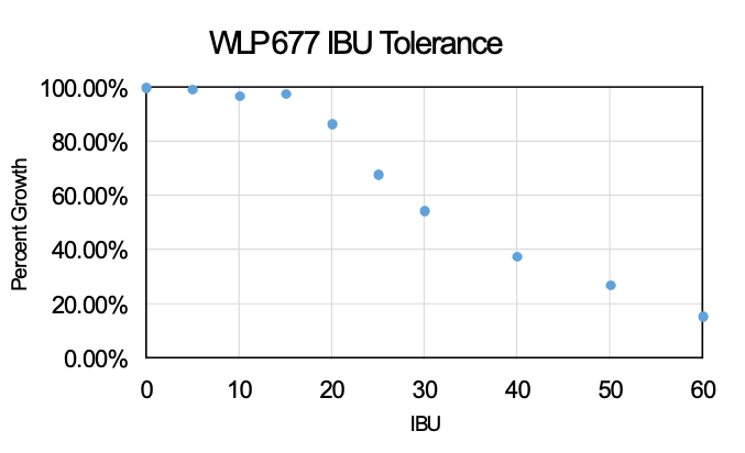 WLP677 IBU Tolerance