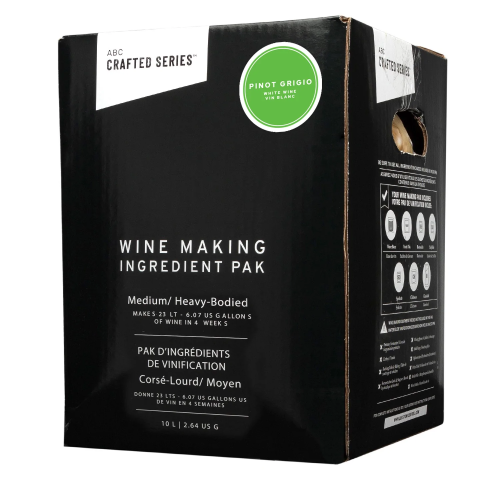 Pinot Grigio Med_Heavy Bod white wine kit 10L