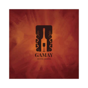 Gamay Wine Glass in Bottle Abstract