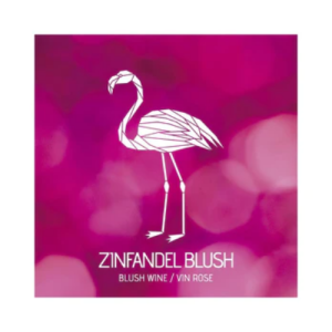 Zinfandel Blush Abstract Flamingo